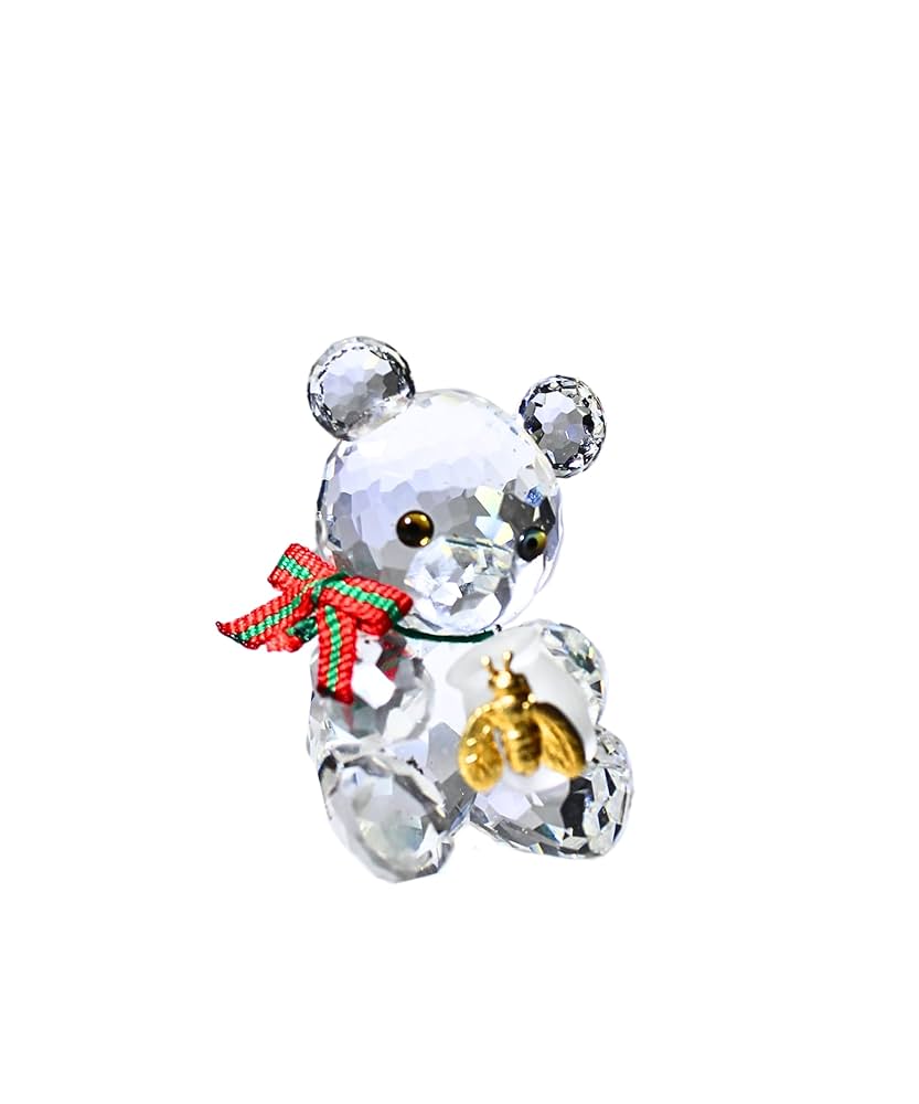 Amazon.com: Swarovski Crystal Kris Bear with Honey Pot